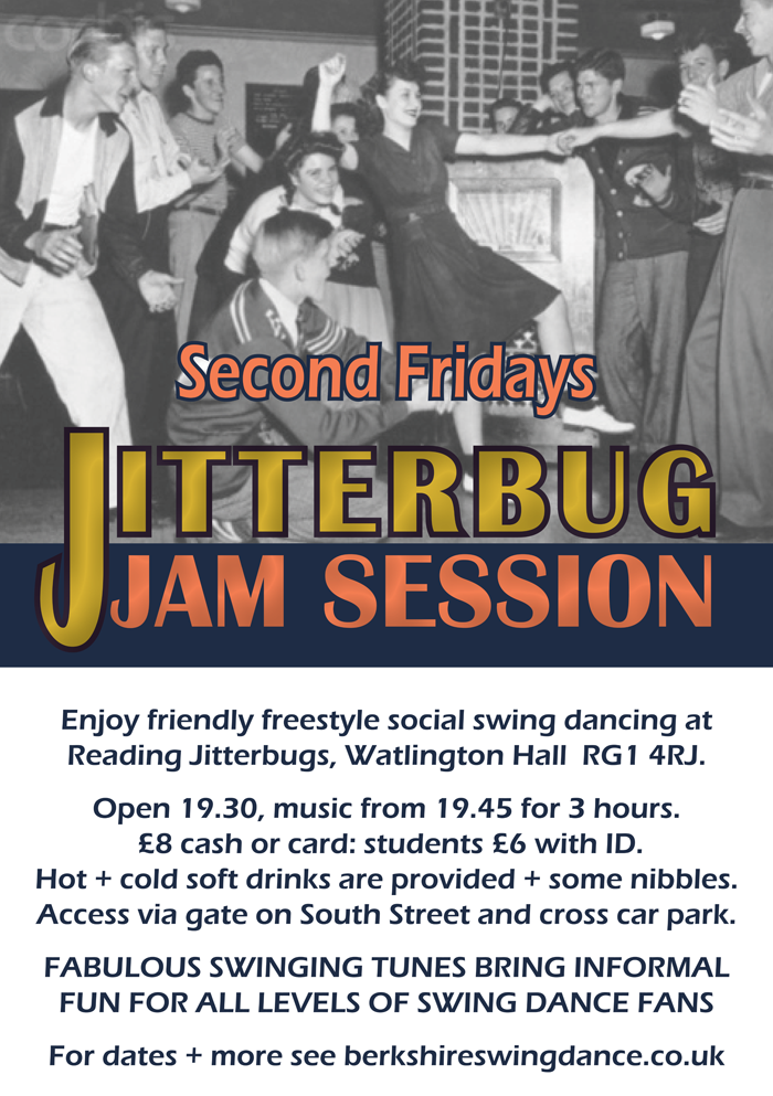 Reading Jitterbugs Reading Jitterbug Jam Session flyer